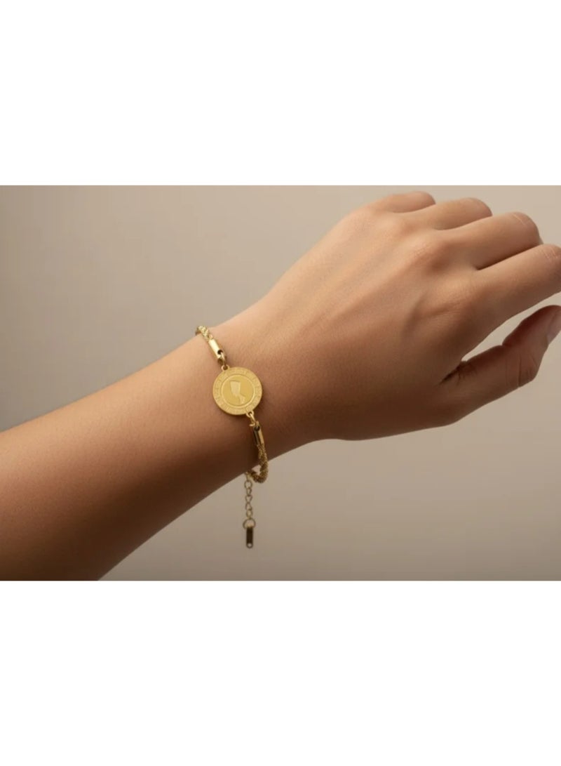 Luxuria Gold-tone stainless steel bracelet, women's jewelry bracelet - Image 3